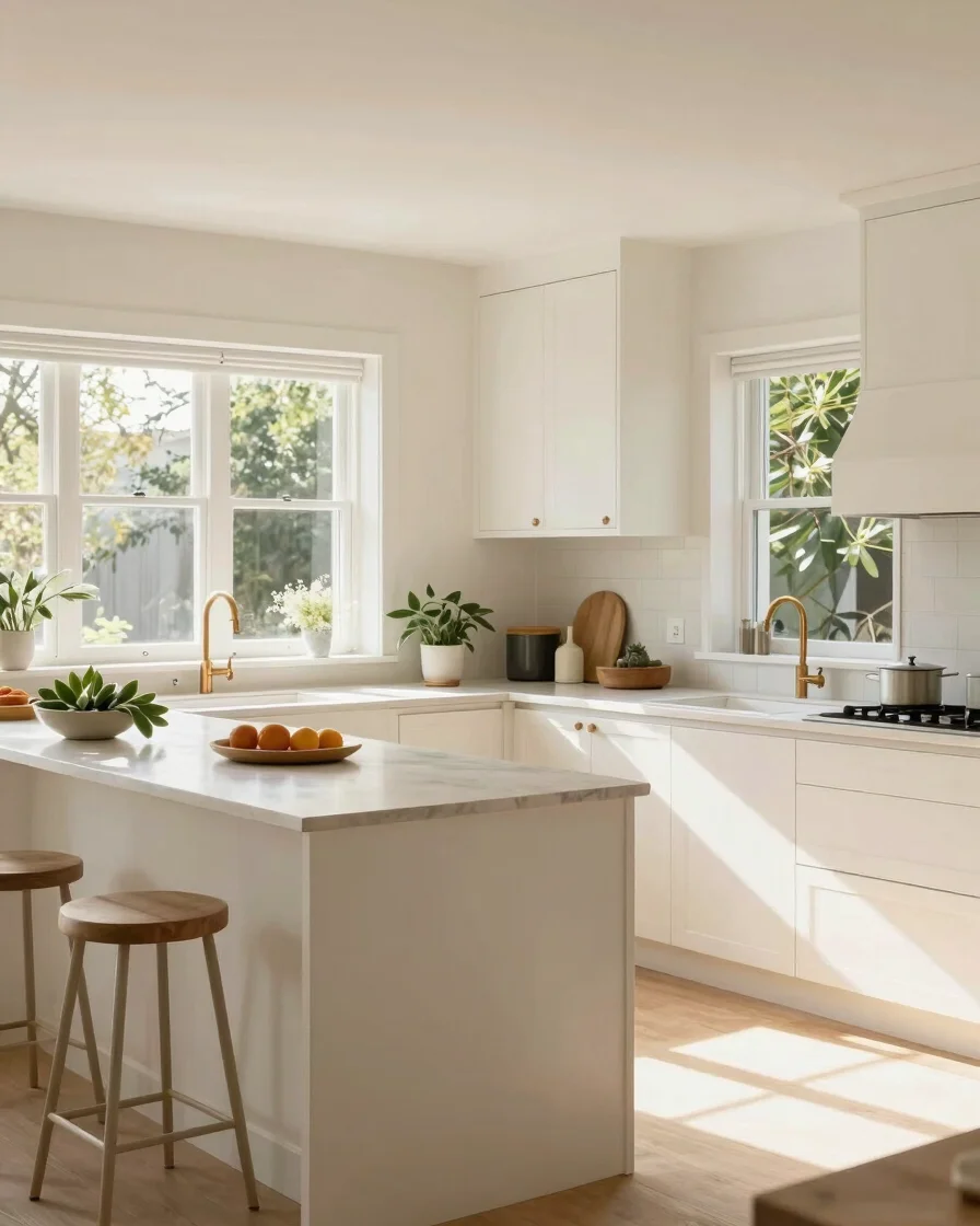 Bright, tidy residential interior